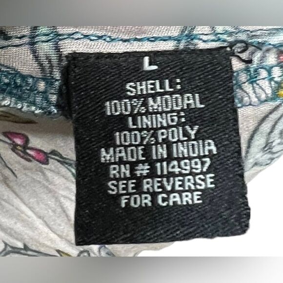 Tolani Collection Asymmetric Hem Button Front Printed Dress - Picture 8 of 8